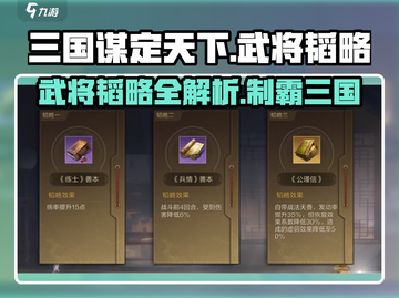 《三国谋定天下》武将韬略大曝光！🔥助你称霸战场/Game必备💡截图1