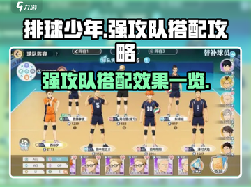 排球少年手游🔥强攻队最佳搭配揭秘🎉截图1