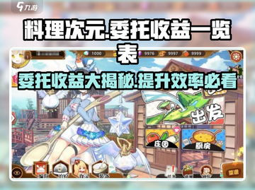 料理次元🔥委托收益大公开，必看攻略来了！截图1