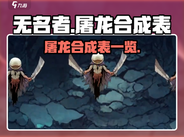 无名者屠龙🔥合成表大揭秘！玩家必看💎截图1
