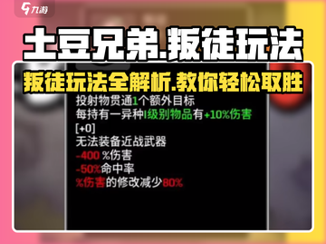 土豆兄弟叛徒玩法🔥超简单！游戏名+技巧全在这儿了！截图1