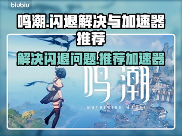 鸣潮⚡国服闪退解决加速器推荐🔥截图1
