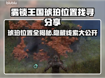 雾锁王国✨琥珀位置大揭秘！速来打卡🔥截图1