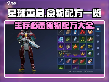 《星球重启》食物配方大公开！🔥吃货玩家必看✨截图1