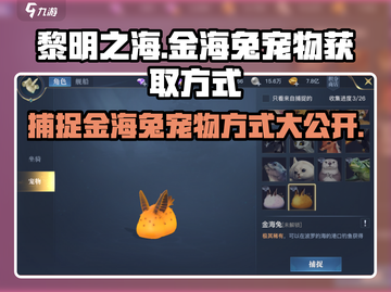 黎明之海🔥金海兔宠物捕捉攻略🐰截图1