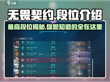 无畏契约🔥最高段位揭秘！游戏段位全介绍✨截图1