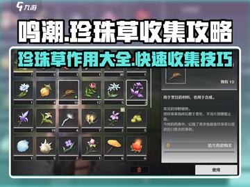 鸣潮🔥珍珠草作用及快速收集攻略💎截图1