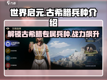 世界启元🔥古希腊专属兵种大揭秘！💥截图1