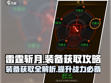 雷霆斩月手游装备🔥获取全攻略！快速提升战力🎉截图1