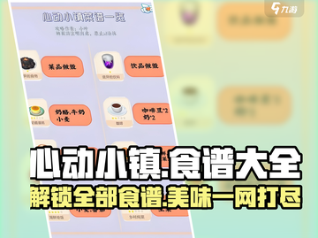 心动小镇📖食谱大全！超全配方等你来🔥截图1