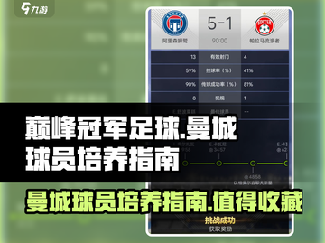 巅峰冠军足球🔥曼城值得培养球员排行榜⚽截图1