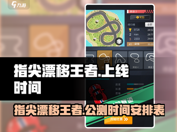 指尖漂移王者🔥上线时间曝光，等你来战！截图1