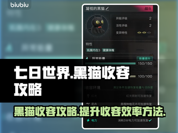 七日世界🔥凝视黑猫收容终极攻略🐱截图1