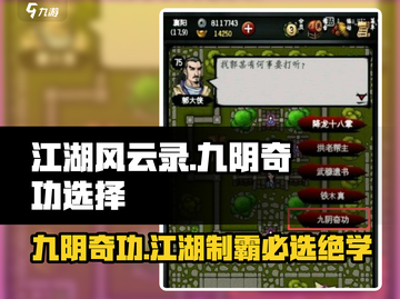 江湖风云录：九阴奇功🔥超强攻略，选对就赢！截图1