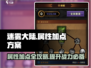 迷雾大陆🔥属性加点方案分享，必看攻略！