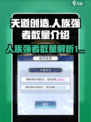 天道创造人族有多少强者介绍