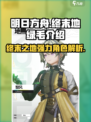 明日方舟终末地绿毛是谁介绍