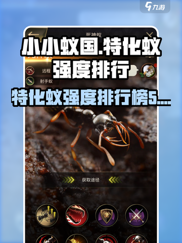 小小蚁国最好的特化蚁有哪些介绍截图1
