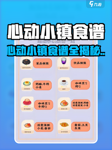 🎮心动小镇食谱全公开！🔥截图1