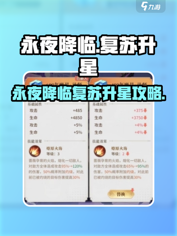 《永夜降临》升星攻略🔥轻松突破战力天花板💥截图1