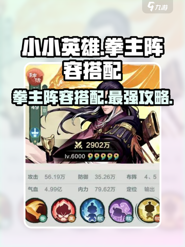 小小英雄拳主阵容🔥游戏搭配秘籍，速来围观！截图1
