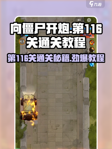 向僵尸开炮第116关通关秘籍🔥游戏技巧大公开！截图1