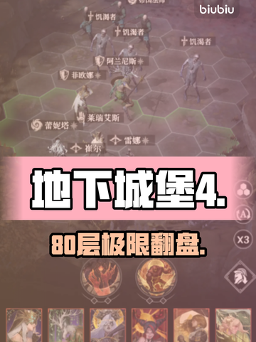 地下城堡4！80层神阵容🔥截图1
