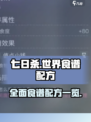 七日世界食谱介绍介绍