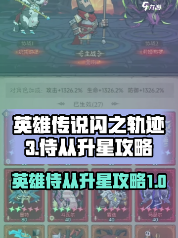 英雄没有闪侍从怎么升星介绍截图1