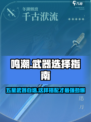 鸣潮✨五星武器自选攻略：必选推荐清单！