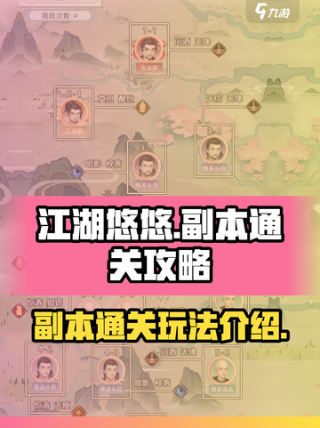 江湖悠悠游戏副本🔥超详细通关攻略来了！截图1