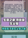 我的孩子生命之泉父母是谁介绍