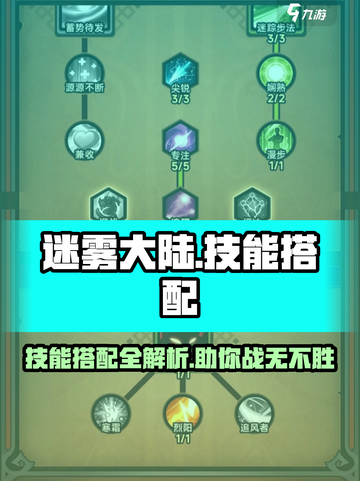 迷雾大陆🔥技能搭配秘籍，轻松制胜💥截图1