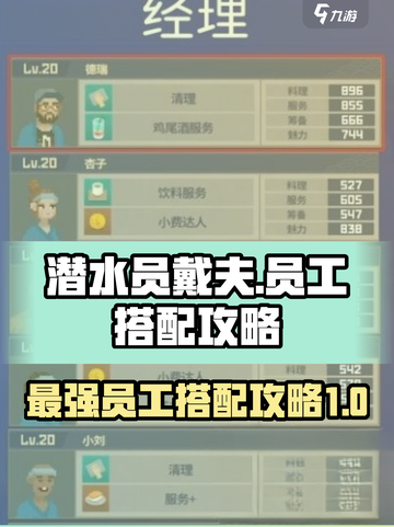 潜水员戴夫💰最强员工搭配攻略来了！💡截图1