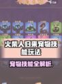 🔥《火柴人归来》宠物技能全攻略！🐾