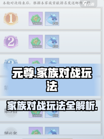 元尊手游家族对战怎么玩介绍截图1