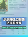 小小英雄刀客功法怎么选介绍