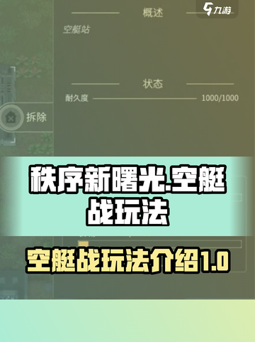 秩序新曙光🔥空艇战玩法全揭秘！🚀截图1
