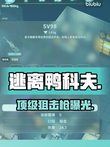 逃离鸭科夫狙击枪神推荐🔥截图1
