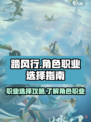 踏风行🔥职业选择全攻略！新手必看⚡