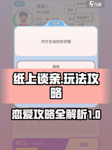 纸上谈亲攻略分享介绍截图1