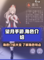 望月手游角色介绍介绍
