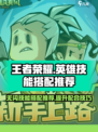 王者荣耀🔥无闪现技能英雄搭配攻略来啦！