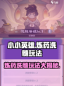 小小英雄炼药洗髓怎么玩介绍