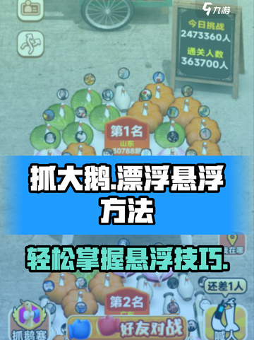 抓大鹅怎么漂浮起来介绍截图1