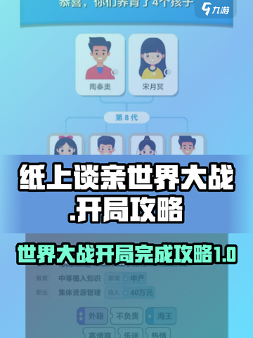 纸上谈亲世界大战🔥开局必胜攻略💎截图1