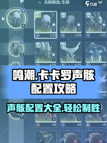 鸣潮⚡卡卡罗声骸最强配置🔥速看！截图1