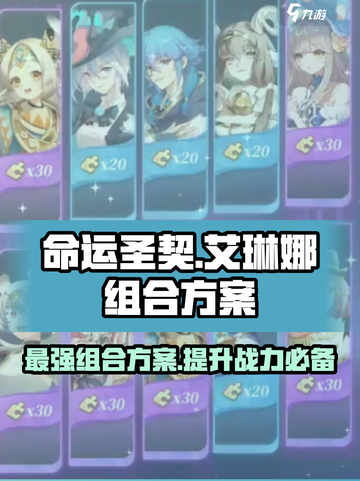 命运圣契：艾琳娜最强🔥组合方案大曝光！截图1