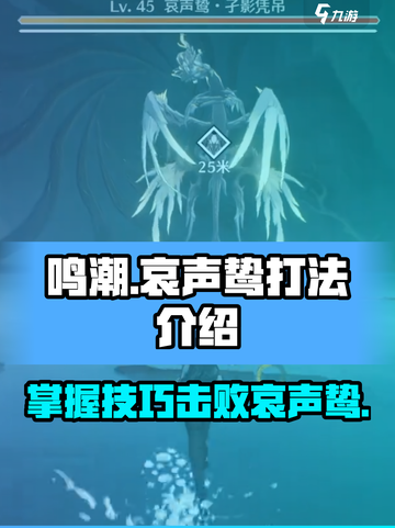 鸣潮🔥哀声鸷打法攻略🎉游戏党必看！截图1