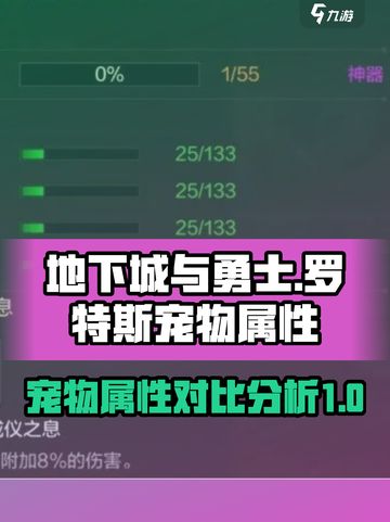 dnf手游罗特斯宠物有什么区别介绍截图1